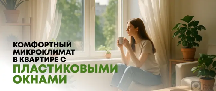 Комфортный микроклимат в квартире с пластиковыми окнами